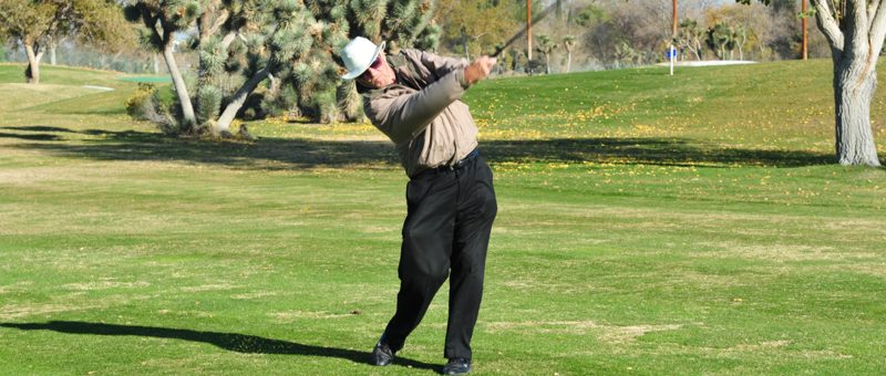 konventioneller Golfschwung